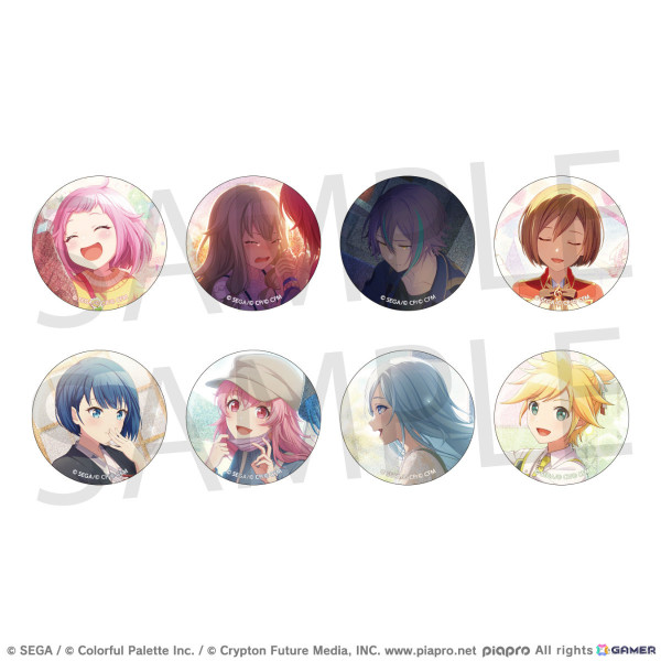 プロセカ」グリッター缶バッジ イベントイラストコレクション vol.33