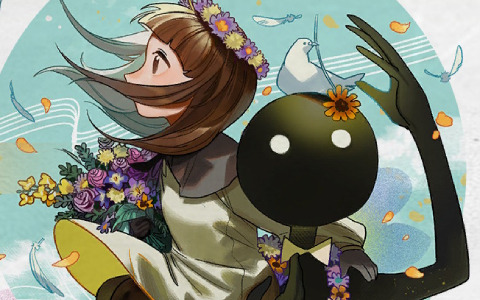 音楽リズムゲーム「DEEMO」のイラストを使用したキャラファイングラフ