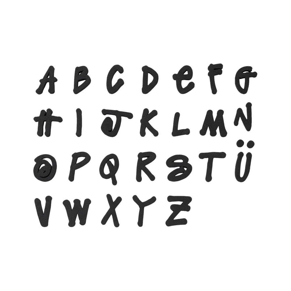 Buy Stussy Alphabet Magnets 'Black' - 138788 BLAC | GOAT