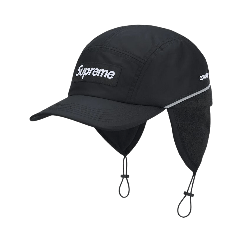 Buy Supreme Polartec Lined Packable Earflap Camp Cap 'Black