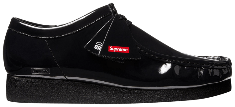 Buy Clarks Supreme x Wallabee 'Patent Leather Pack - Black