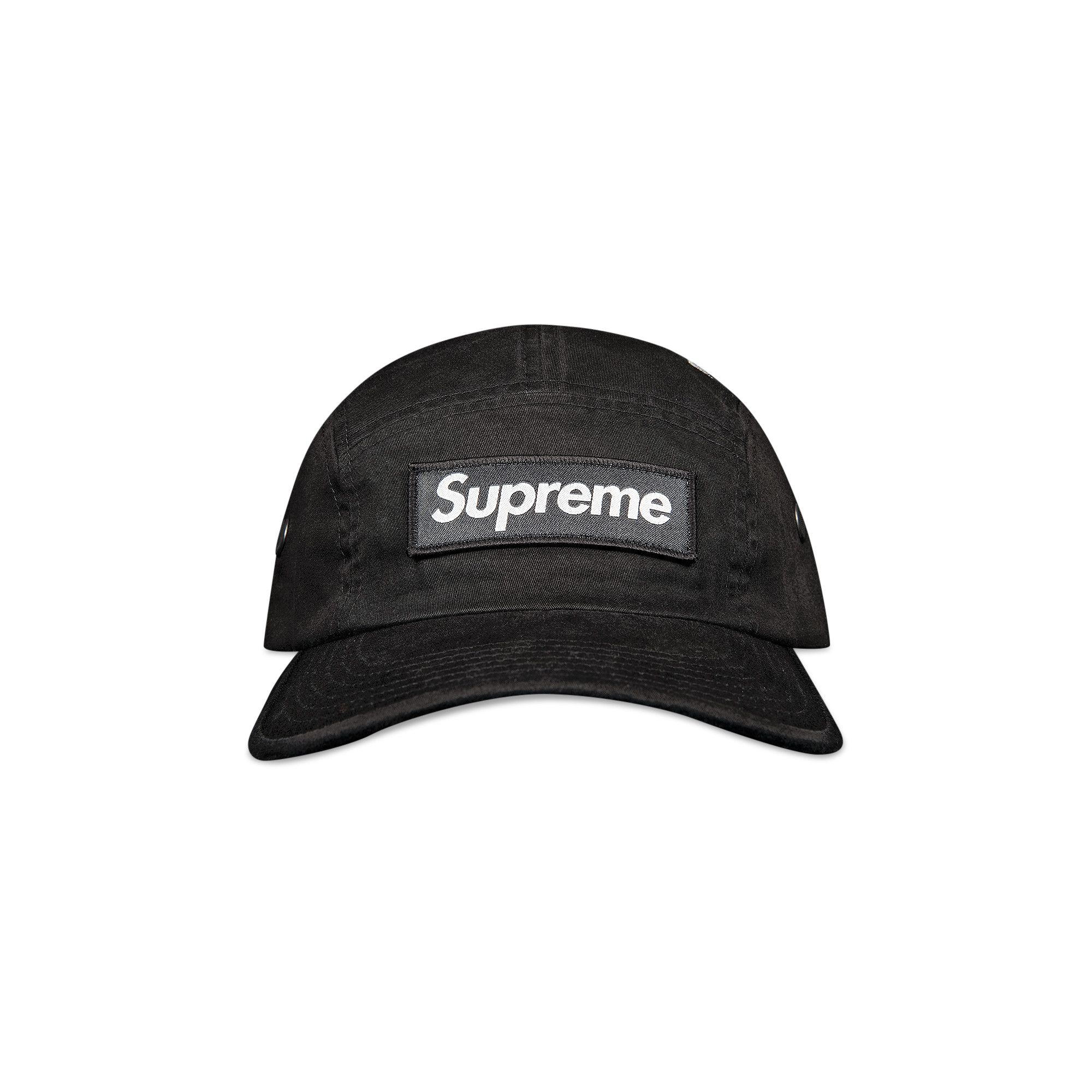 Buy Supreme Military Camp Cap 'Black' - FW21H89 BLACK | GOAT