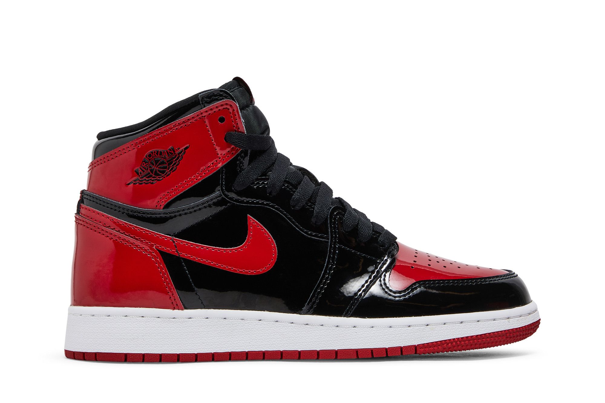 Buy Air Jordan 1 Retro High OG GS 'Patent Bred' - 575441 063 | GOAT