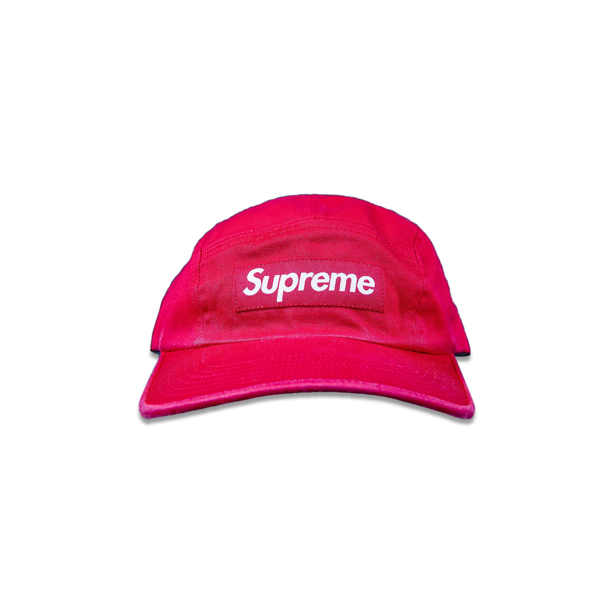 Buy Supreme Washed Chino Twill Camp Cap 'Red' - SS22H106 RED | GOAT