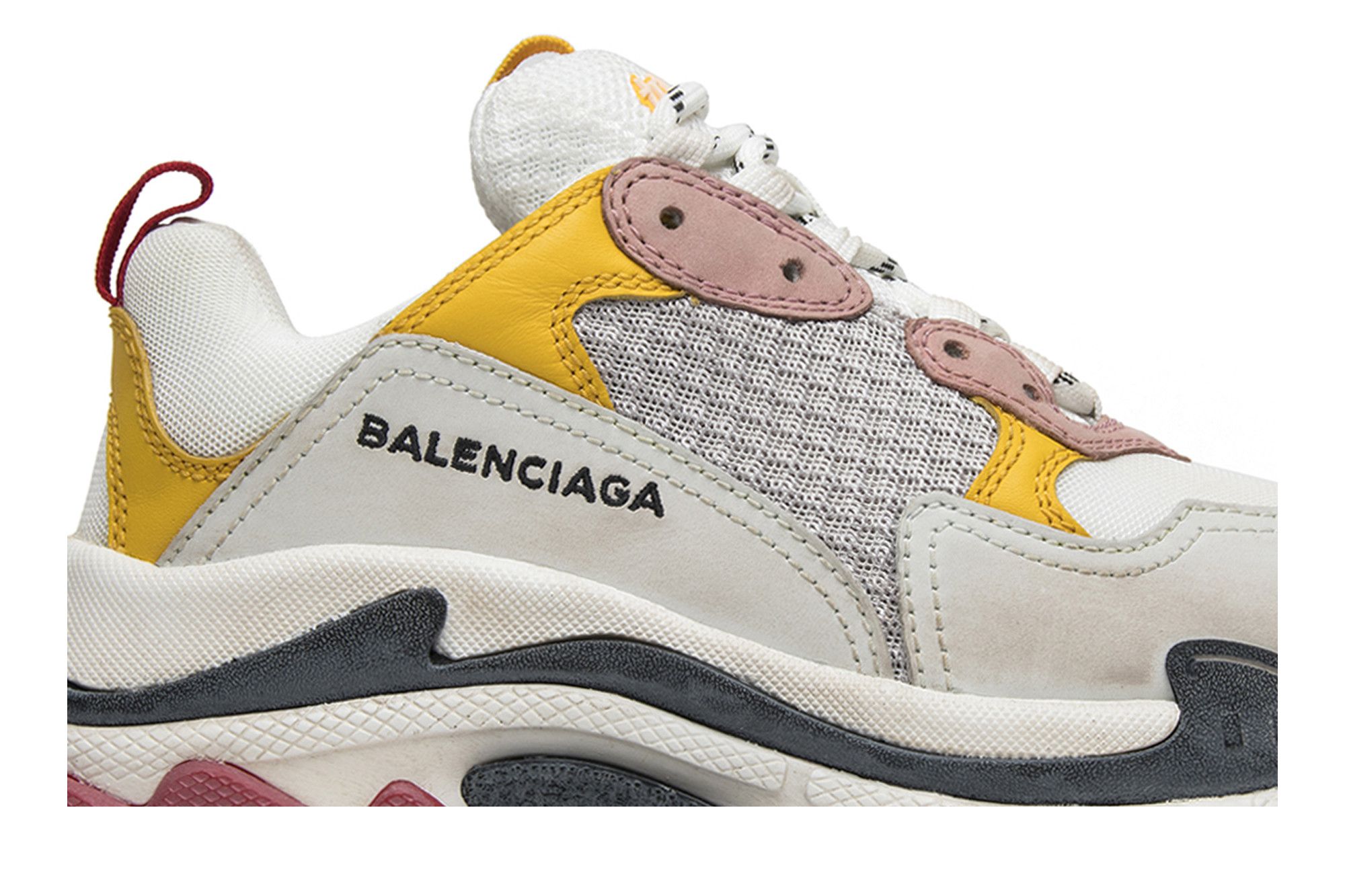 Buy Balenciaga Wmns Triple S Trainer 'White Yellow' 2018 - 517335