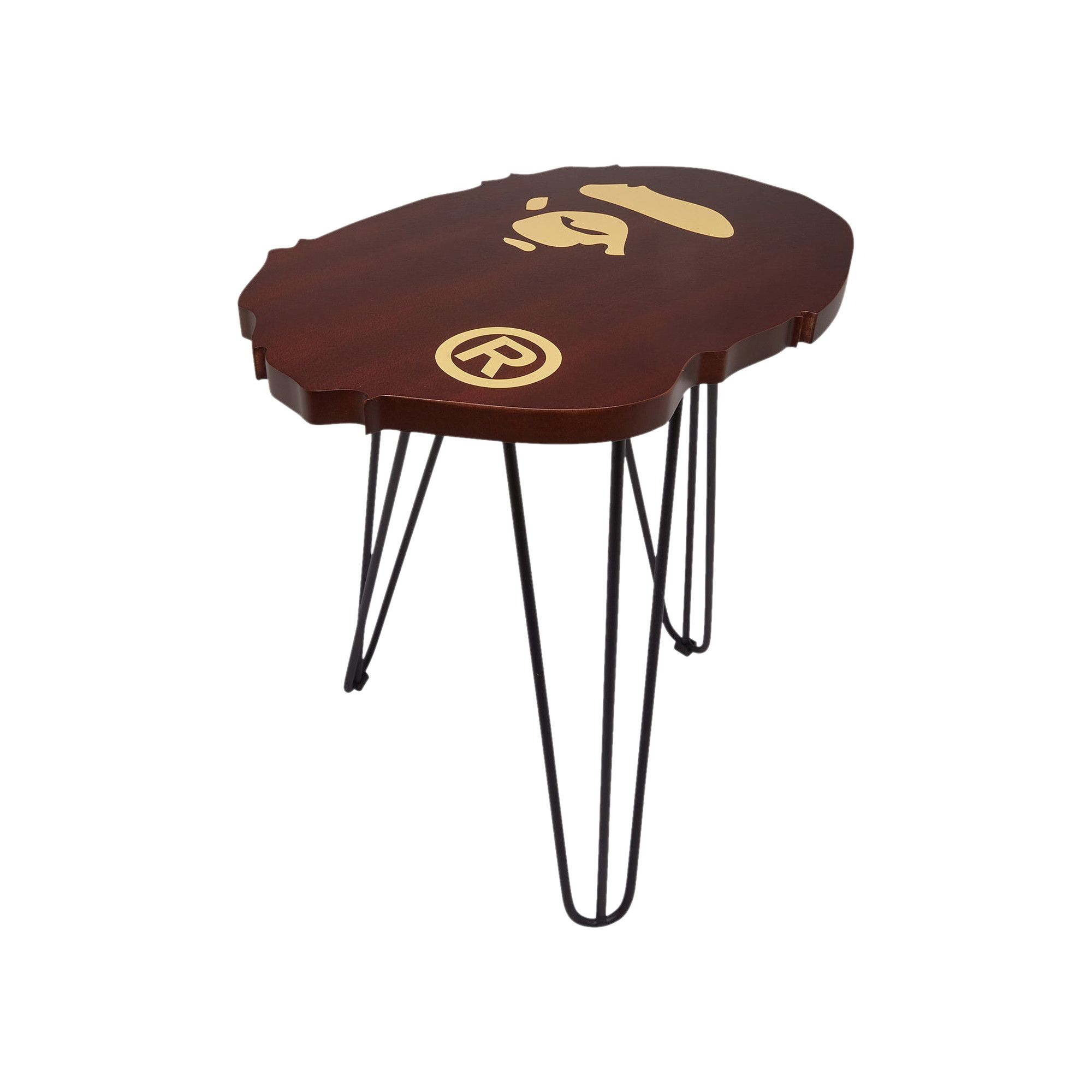 Buy BAPE Ape Head Side Table 'Brown' - 1I80 192 010 BROWN | GOAT