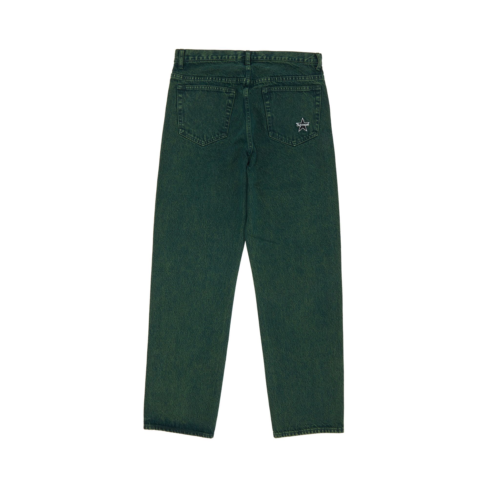 Buy Supreme Regular Jean 'Overdyed Green' - SS23P31 OVERDYED GREEN