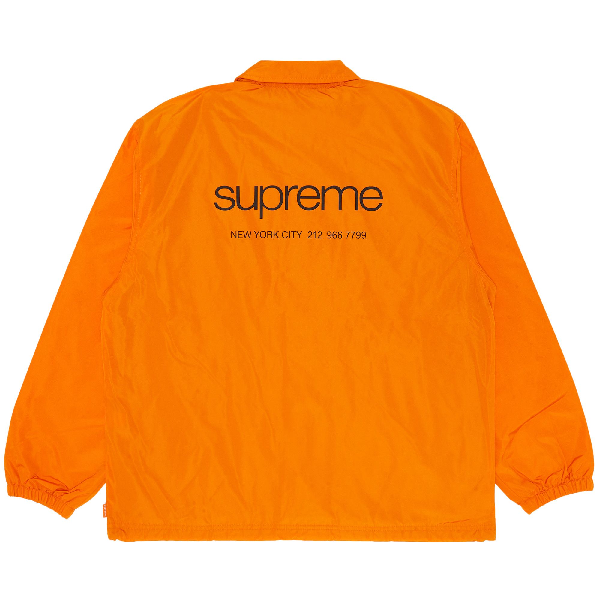 Buy Supreme NYC Coaches Jacket 'Orange' - FW23123 ORANGE | GOAT