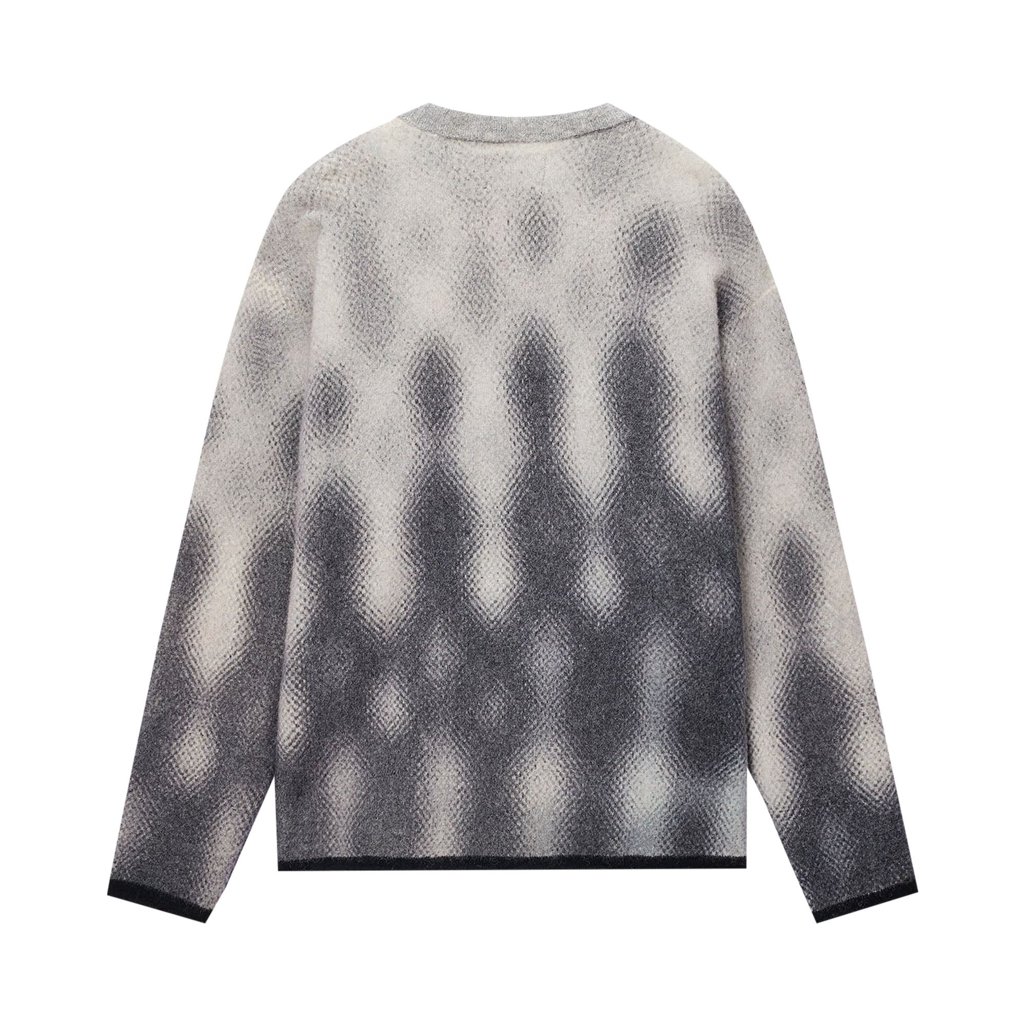 Buy Stussy Gradient Dot Brushed Sweater 'Grey' - 117210 GREY | GOAT