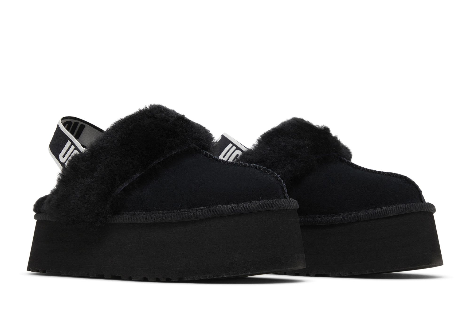 Buy UGG Wmns Funkette Slipper 'Black' - 1113474 BLK | GOAT