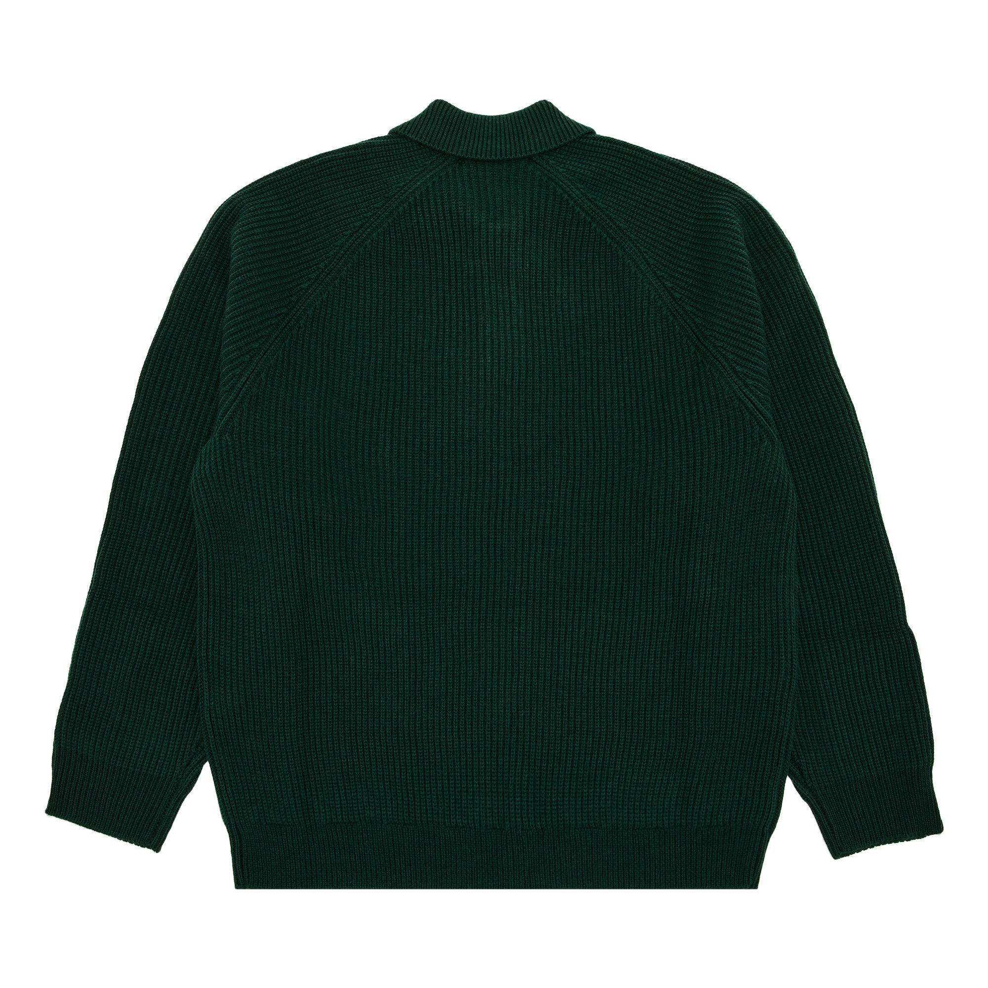 Buy Supreme Small Box Polo Sweater 'Green' - FW24SK30 GREEN | GOAT