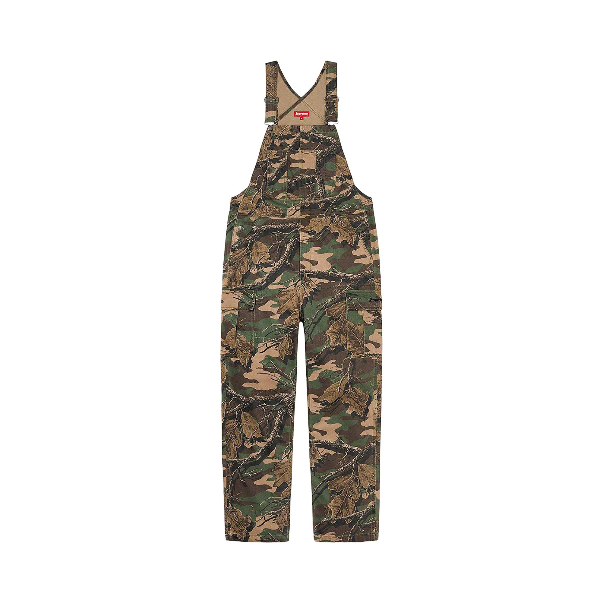 Buy Supreme Cargo Denim Overalls 'Branch Woodland Camo' - FW22P64