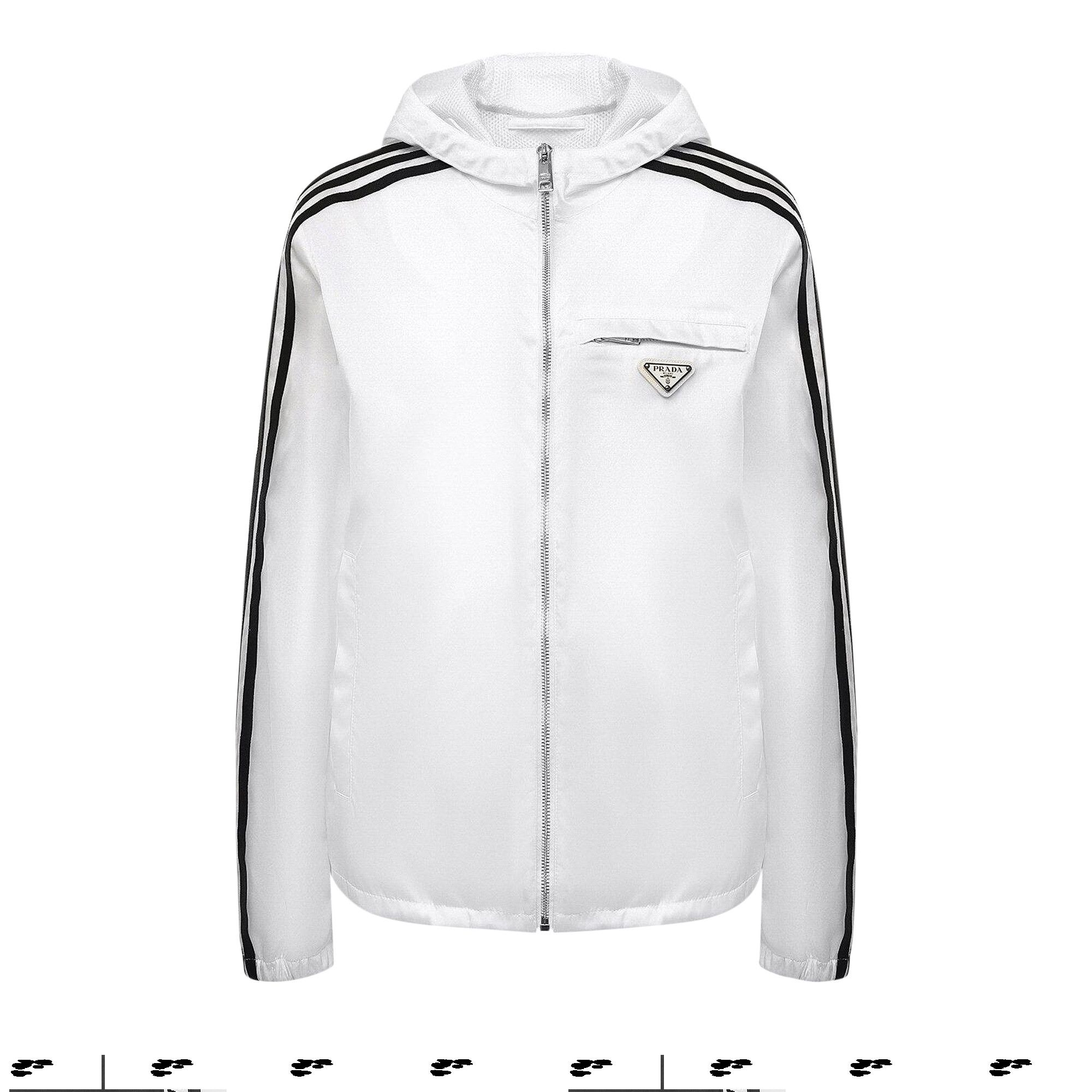 Buy Prada x adidas Re-Nylon Hooded Track Jacket 'White' - SGB964