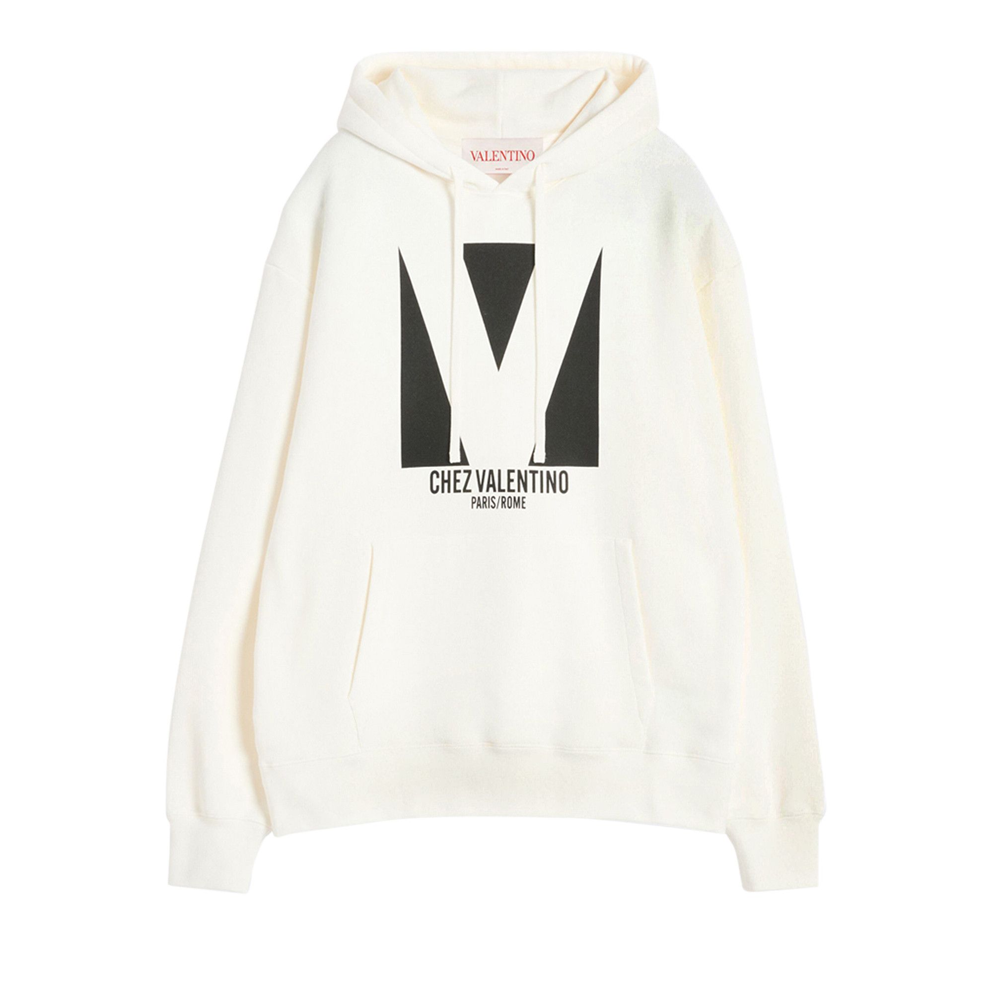 Buy Valentino Chez Valentino Drawstring Hoodie 'White
