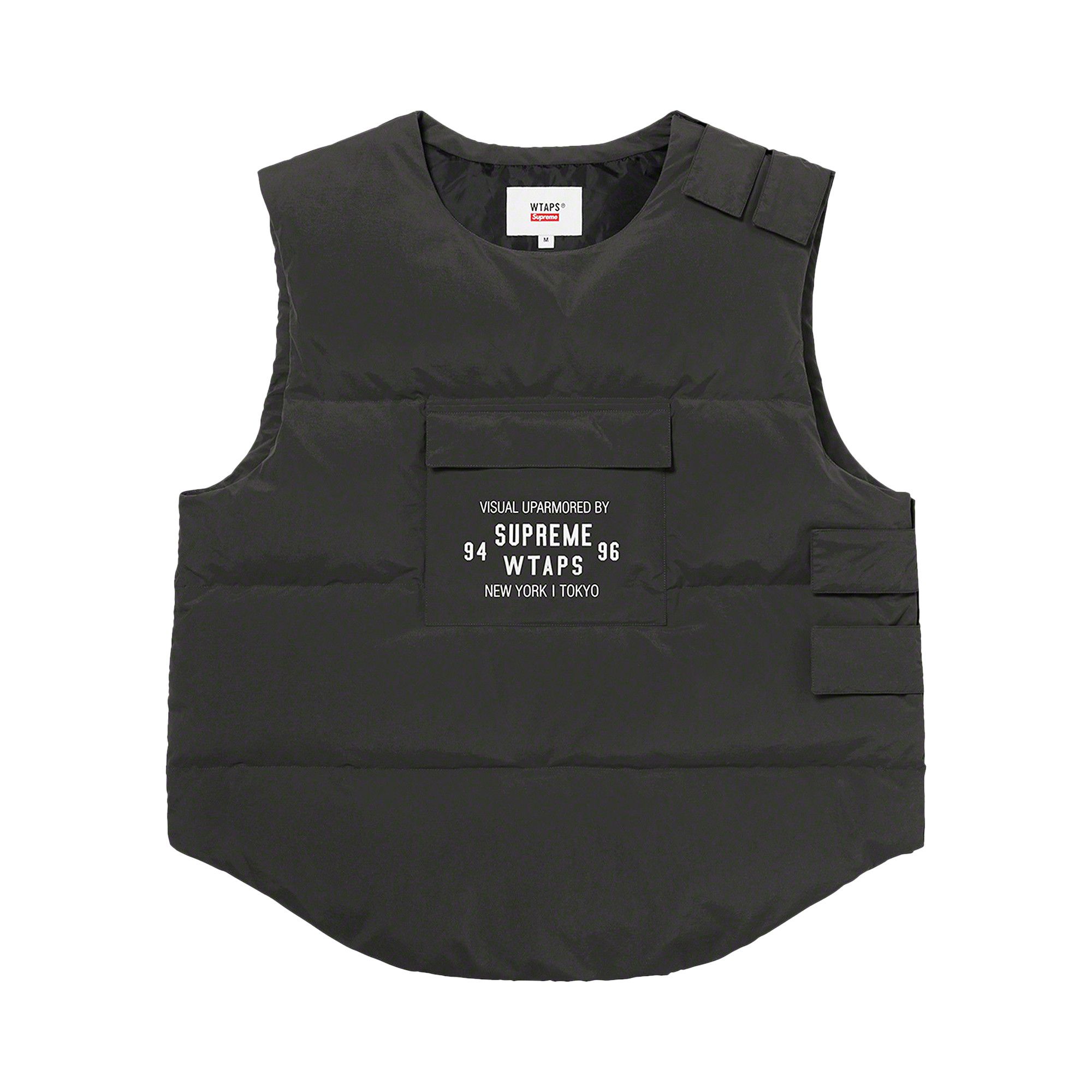 Buy Supreme x WTAPS Tactical Down Vest 'Black' - FW21J111 BLACK | GOAT