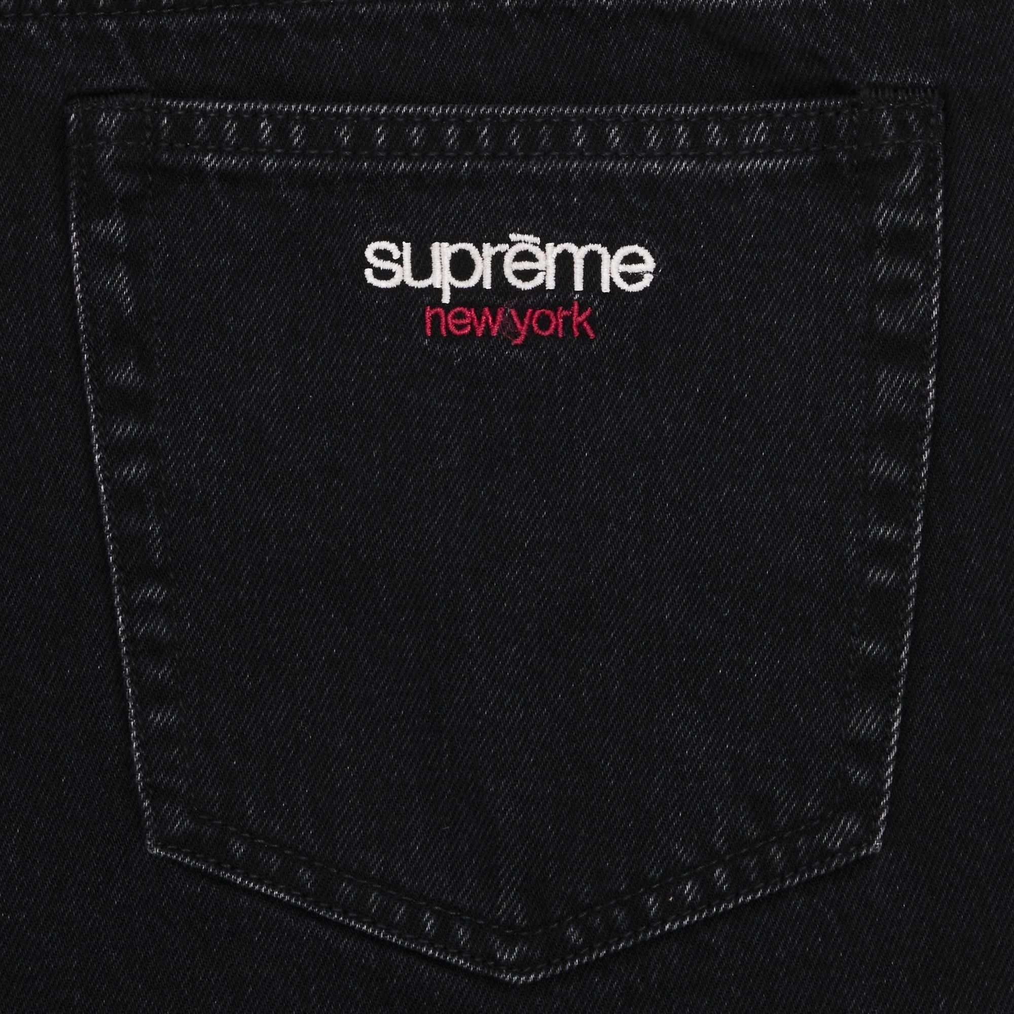 Buy Supreme Baggy Jean 'Black' - SS25P27 BLACK | GOAT