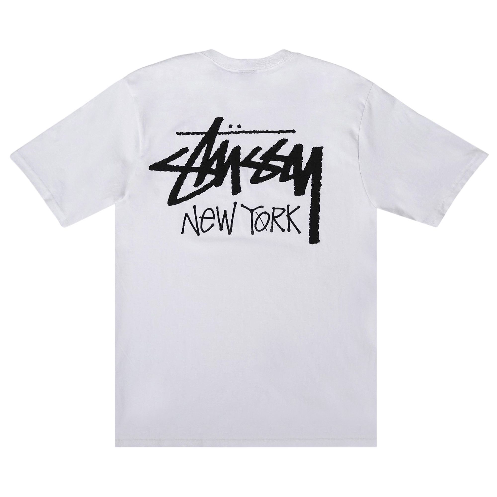 Buy Stussy Stock New York Tee 'White' - 3903976 | GOAT