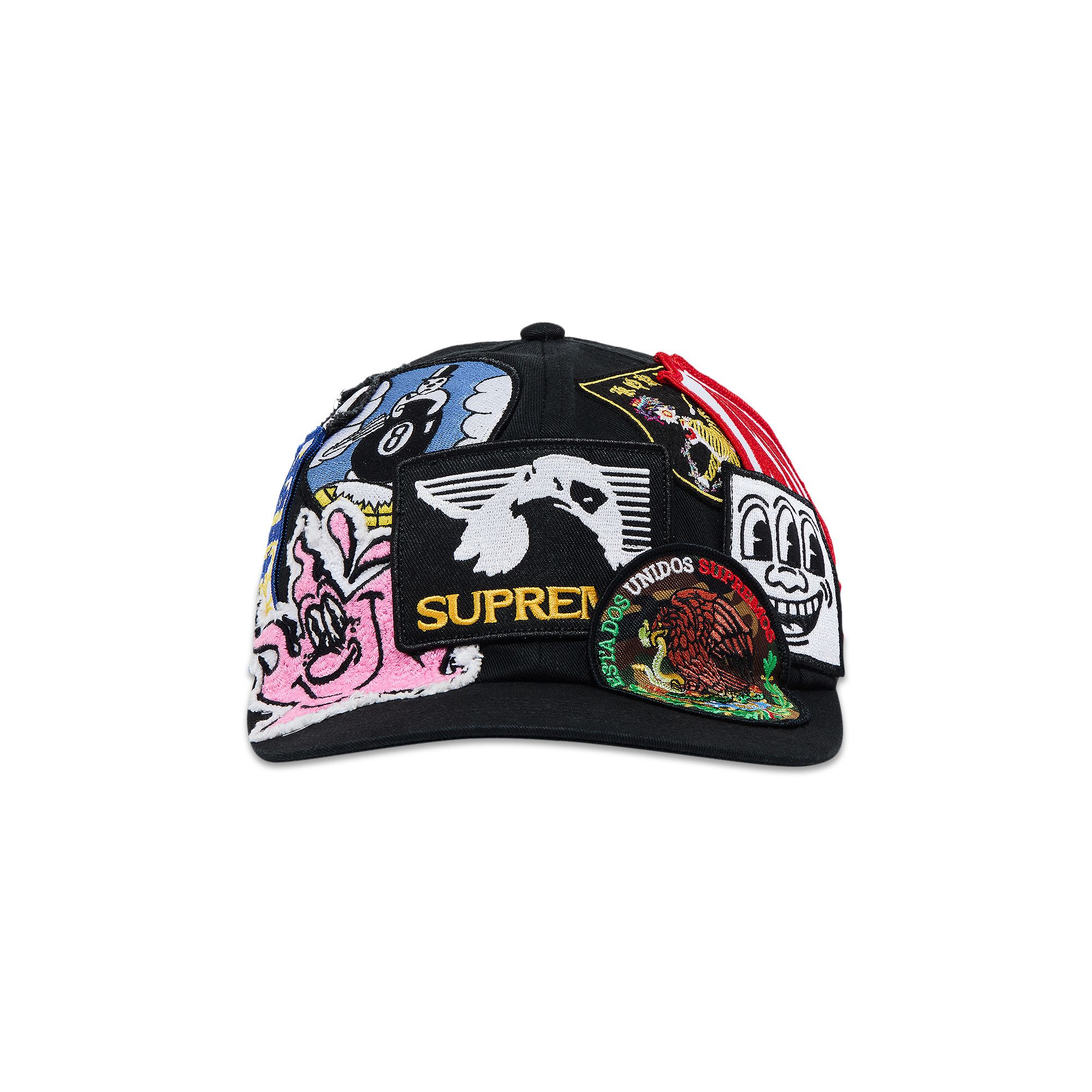 Buy Supreme Patches 6-Panel 'Black' - SS25H57 BLACK | GOAT