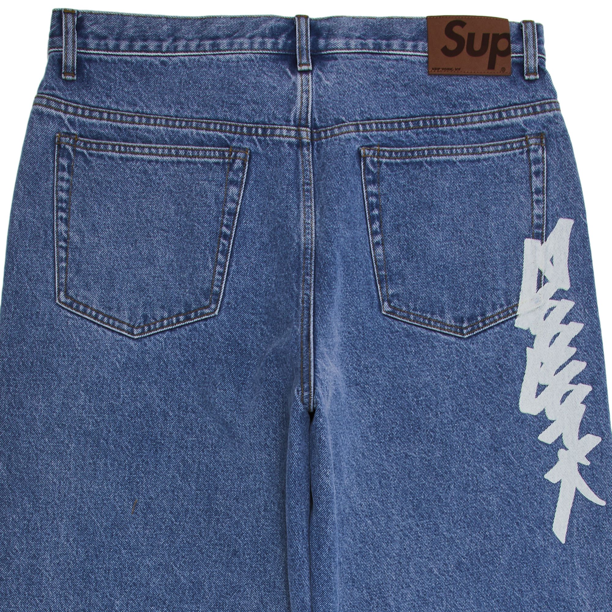 Buy Supreme x Zoo York Baggy Jean 'Washed Indigo' - SS25P76 WASHED