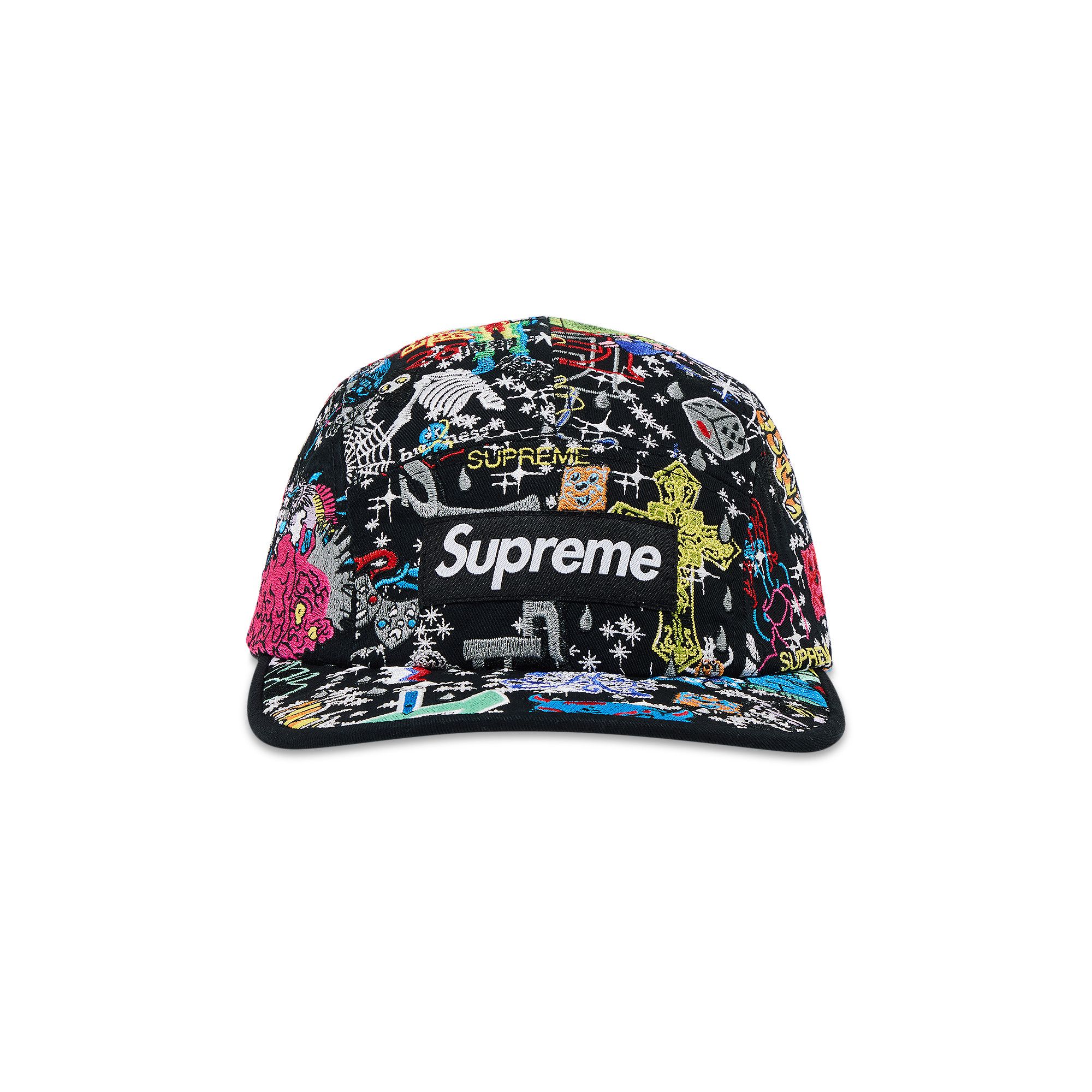 Buy Supreme Aoi Embroidered Camp Cap 'Black' - SS25H122 BLACK | GOAT
