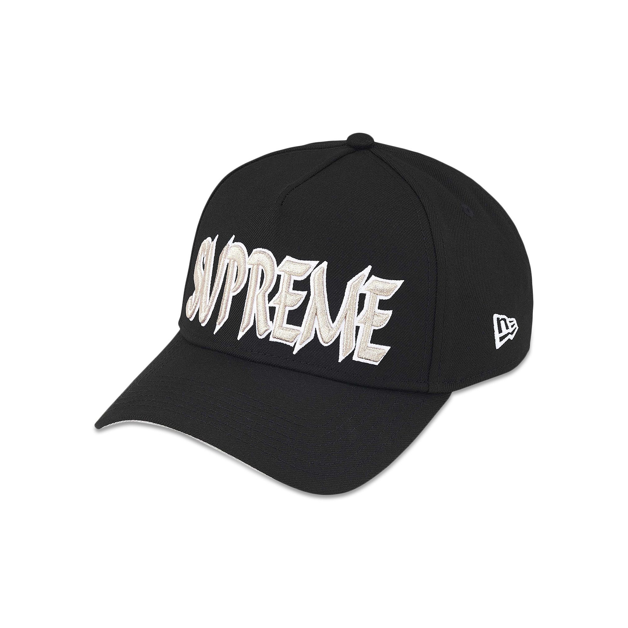 Buy Supreme Sharp Spellout Adjustable New Era 'Black' - FW25H87