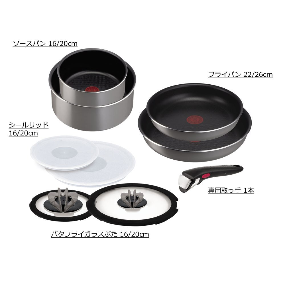 インジニオ・ネオ カシスグレー セット9 L16191 | ティファール公式