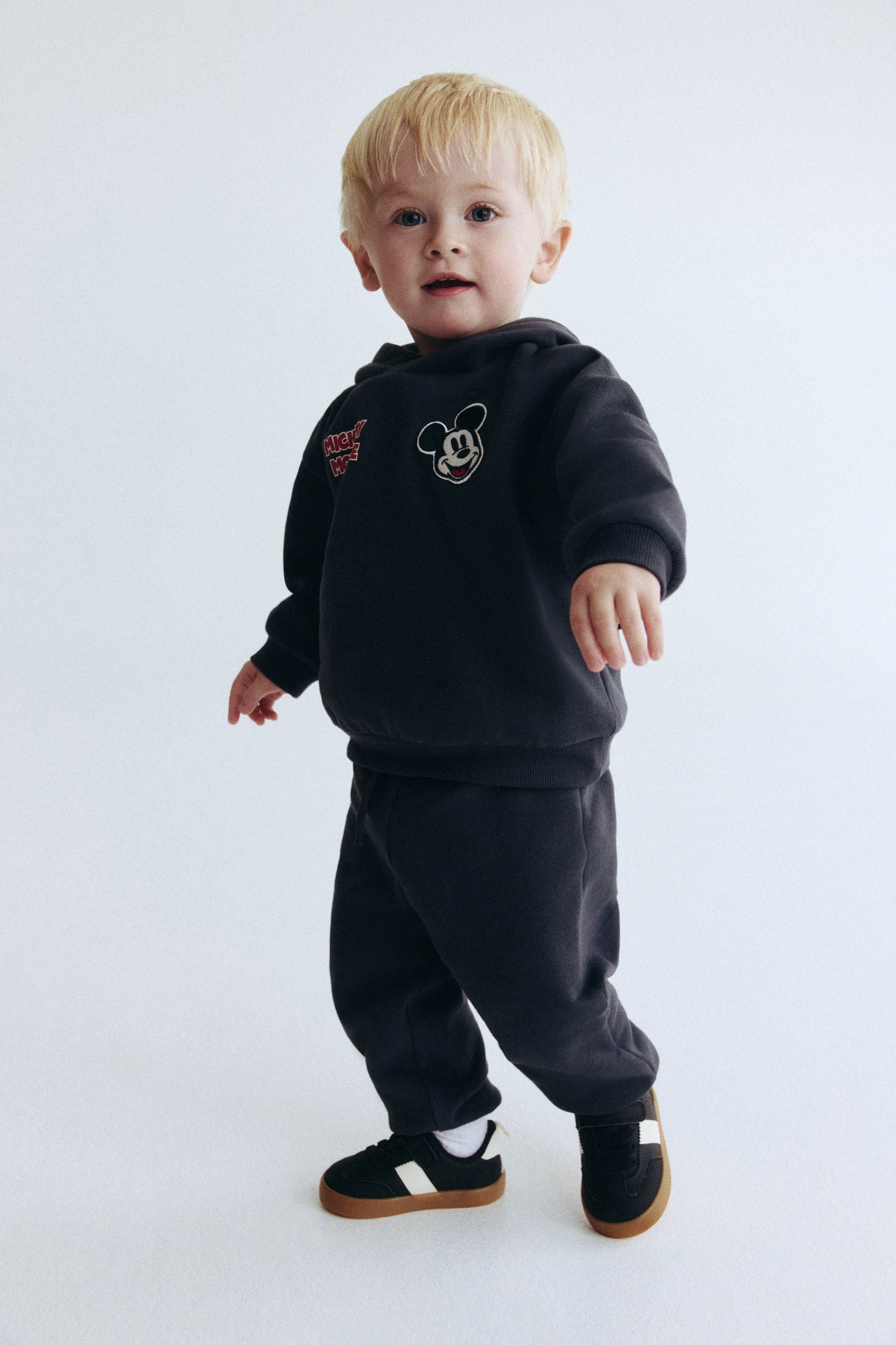 スウェット2アイテムセット - ダークグレー／ミッキーマウス - Kids