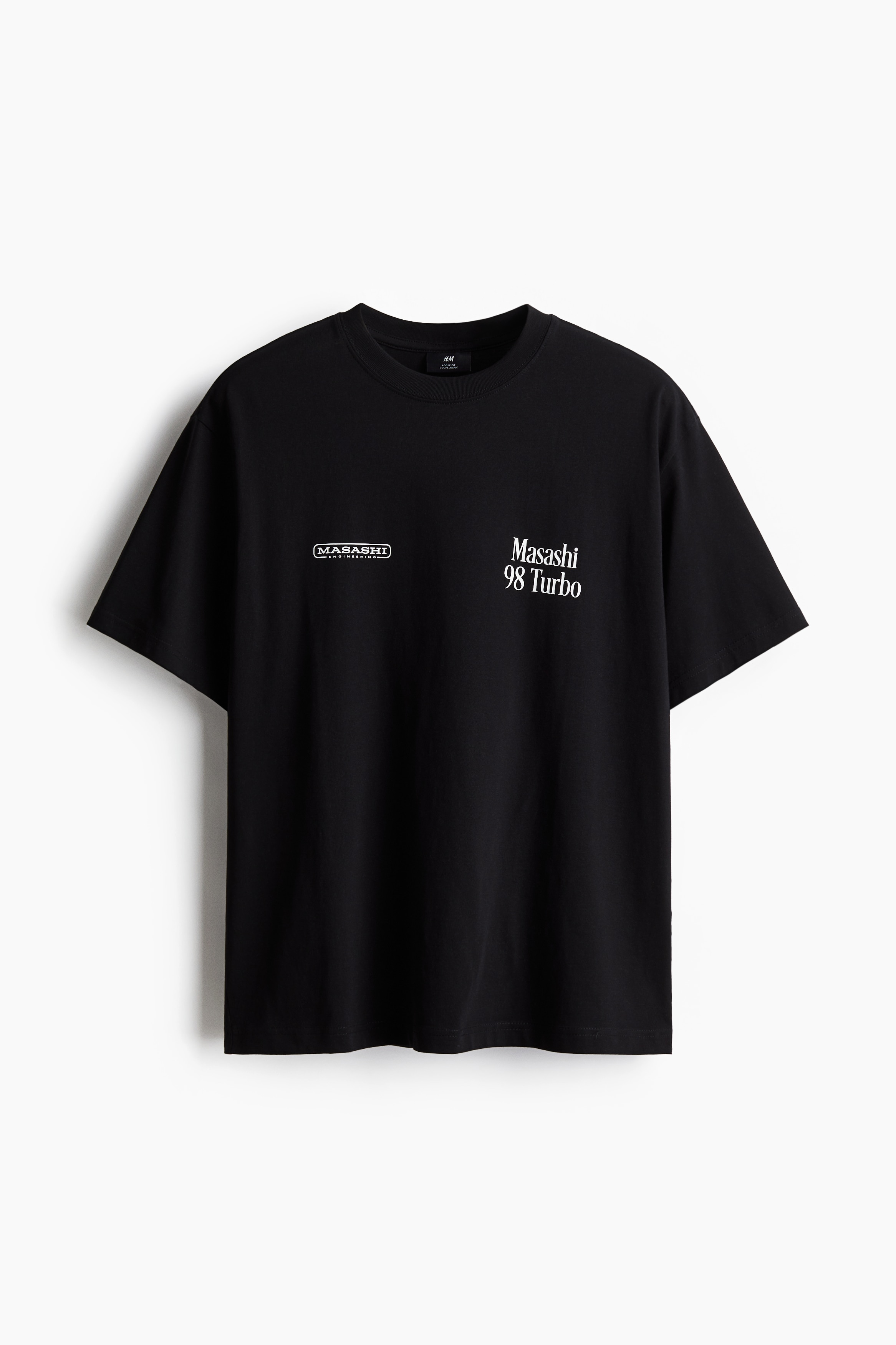 Loose Fit Printed T-shirt - Black/Masashi - Men | H&M US