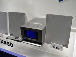 パナソニック、新D-Snap AudioとドッキングするHDDミニコンポ