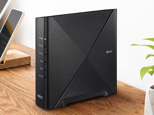 NECプラットフォームズ、スタンダード設計のWi-Fi 6対応ホーム無線LAN