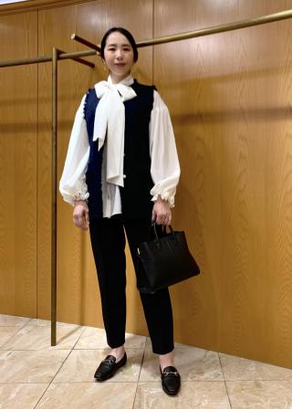 ROPÉ(ロペ) / 【高評価】【神崎恵さんコラボ】ボウタイブラウス