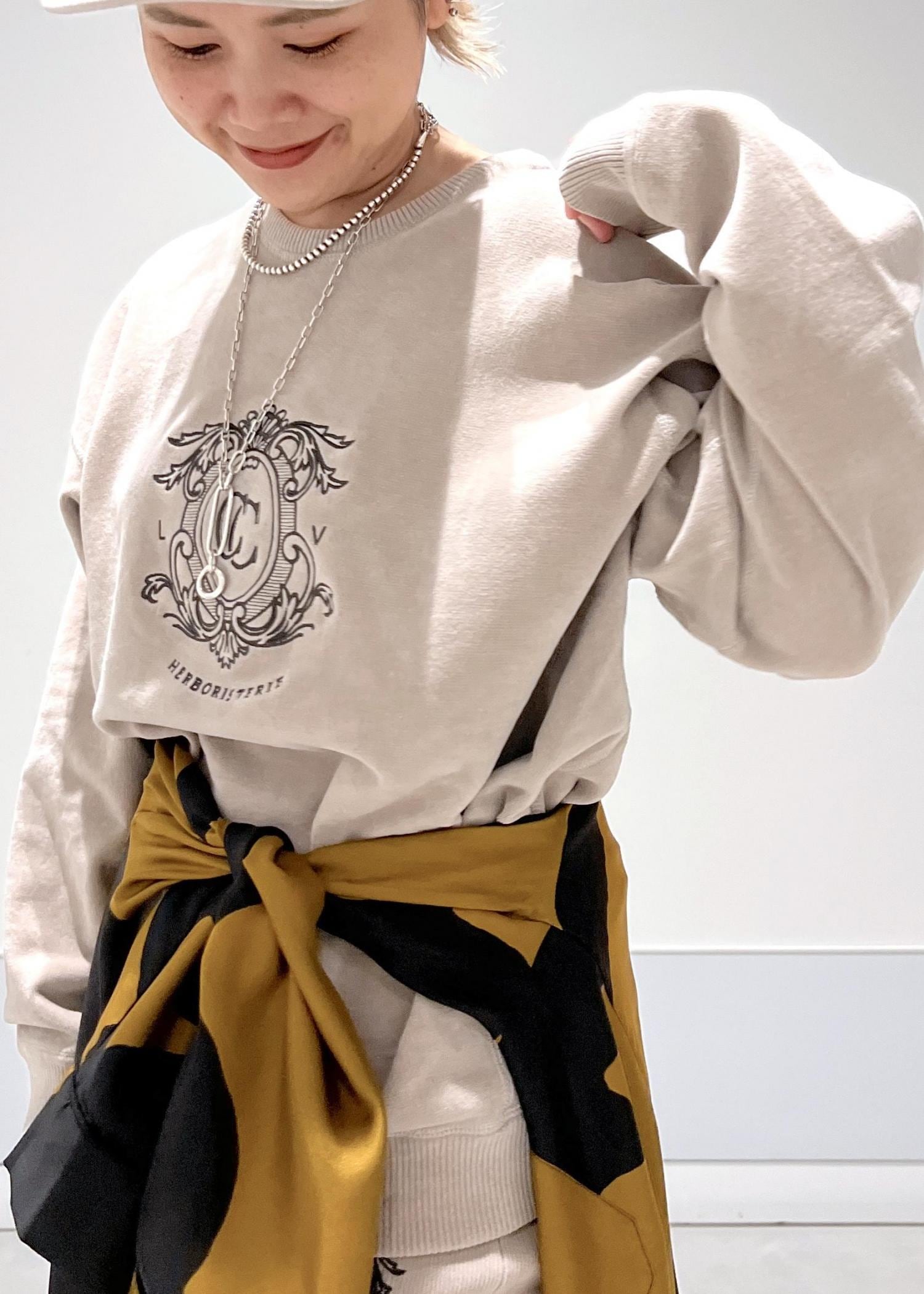 エンブロイダリースウェット-CreamyCotton /クリーミーコットン