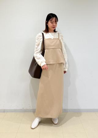 VIS(ビス) / 【洗える】ギャザーショルダージャガードブラウス