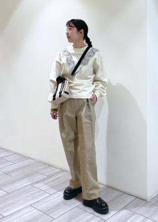 ADAM ET ROPÉ FEMME(アダム エ ロペ ファム) / コットンダブルクロス