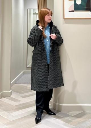 ROPÉ(ロペ) / 【COOHEM】HERRINGBONE TWEED COAT(コーヘン