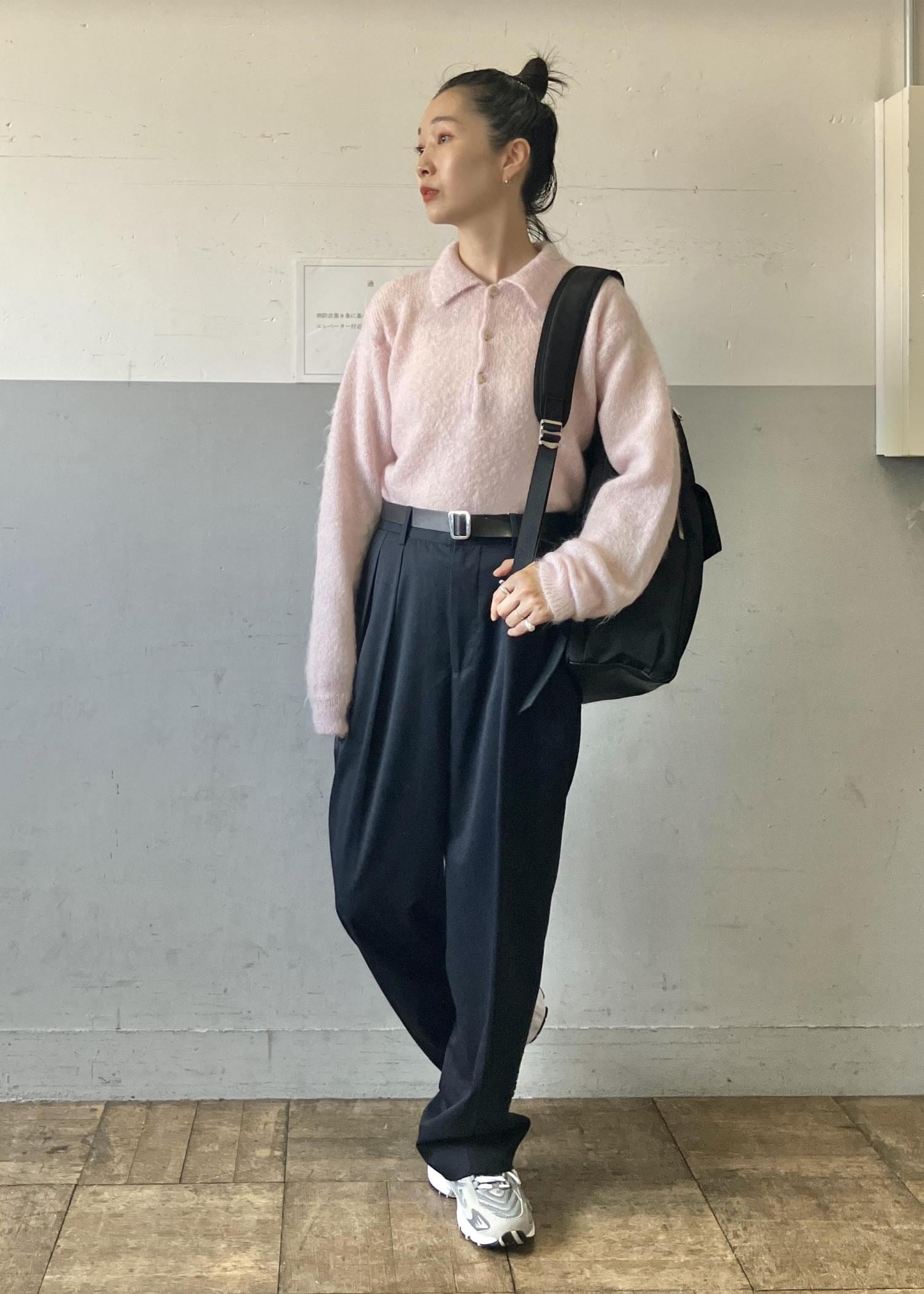 AURALEE mohair knit polo / まつむらなおみ / ADAM ET ROPÉ FEMME ｜J