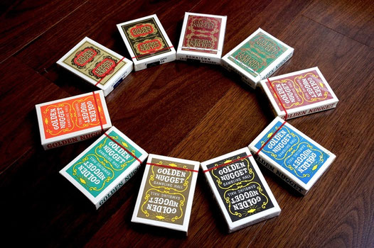 超美品 Golden Nugget 緑 カジノデック ゴールデンナゲット 超美品