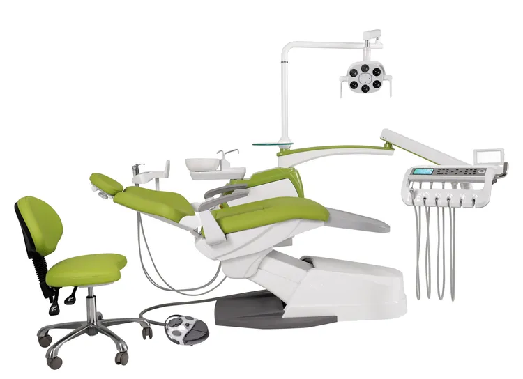 口腔製品供給ポータブルカラフル折りたたみ歯科椅子ユニット - 中国