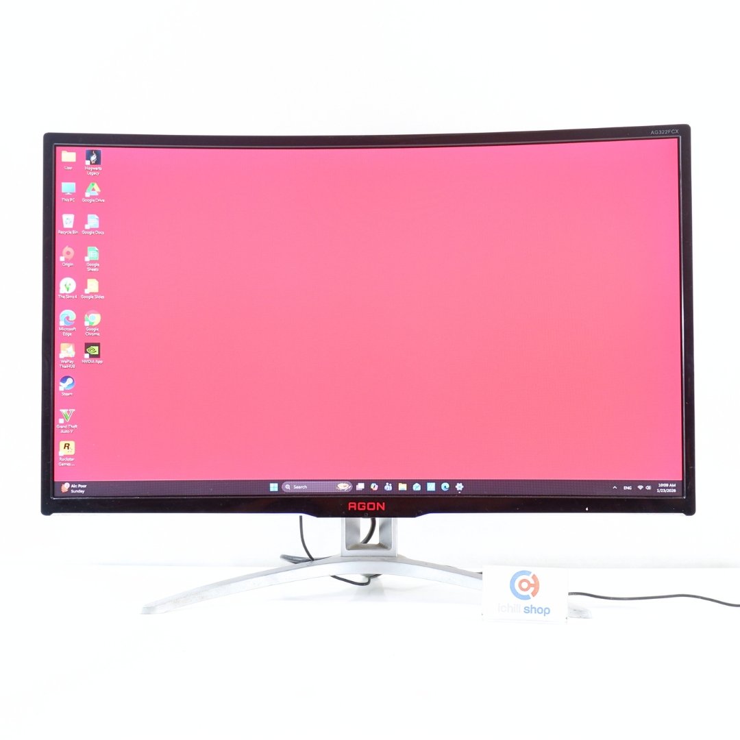 MONITOR (จอมอนิเตอร์) AOC AG322FCX 31.5 INCH FHD VA 144Hz CURVE P12782