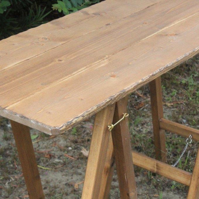 折りたたみテーブル アンティークブラウン マルシェ - PUTTO'S GALLERY