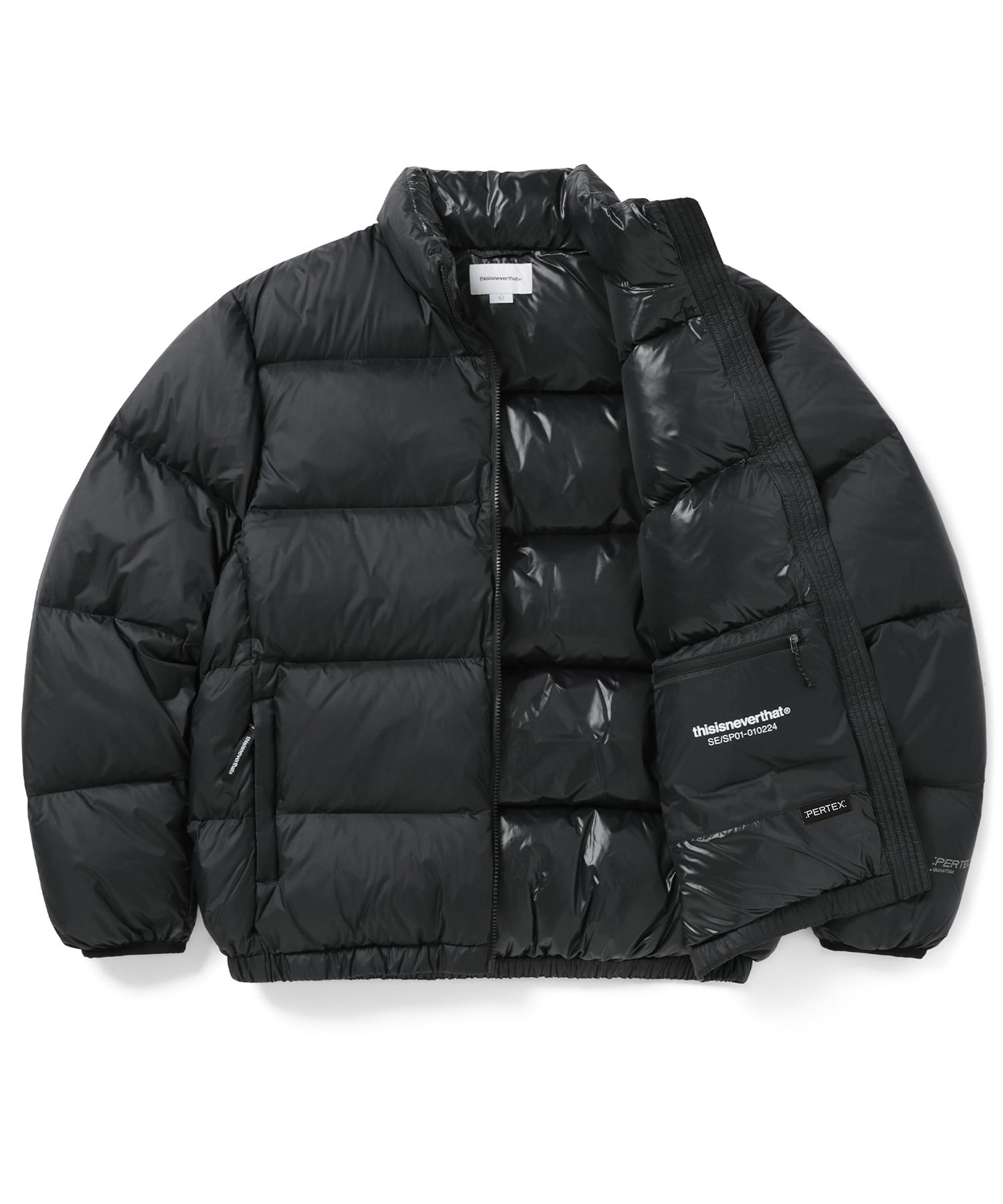 MUSINSA公式 | thisisneverthat PERTEX T Down Jacket Black