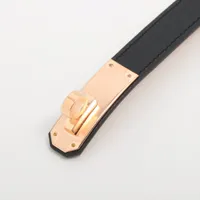 エルメス ケリーベルト W刻印：2024 ベルト ヴォーエプソン ブラック