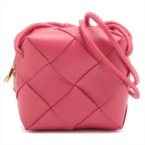 ボッテガヴェネタ カセット ミニ クロスボディバッグ レザー 2WAY