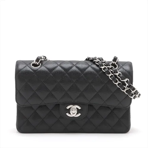 シャネル マトラッセ23 スモール キャビアスキン ダブルフラップ