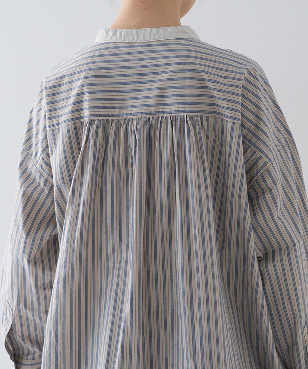 コットンストライププルオンワンピース｜nest Robe / CONFECT ONLINE SHOP