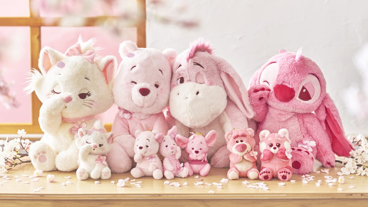 春のお昼寝をテーマにしたプーさんたちのぬいぐるみ！ディズニーストア