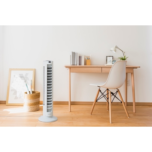 アイリスオーヤマ DCタワーファン ライトグレー TWF-CD81T-H - NTT-X Store