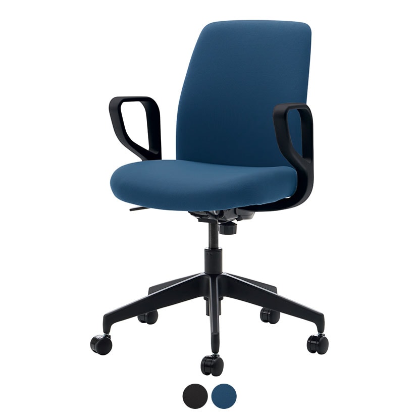 送料無料】 オプティ Opti オフィスチェア ロータイプ 本体ブラック 脚