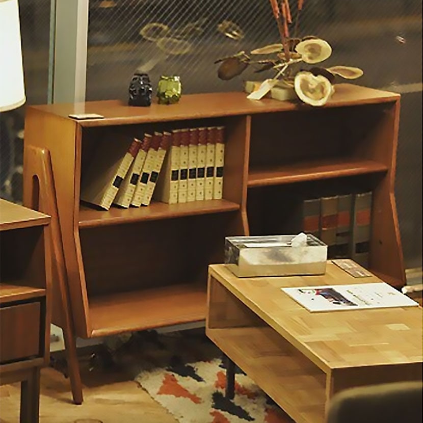 送料無料】 ACME Furniture ブルックス ブックシェルフ 幅1250×奥行350