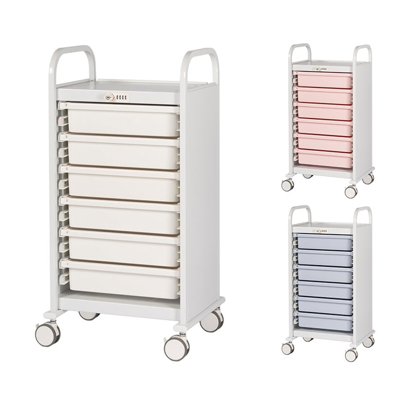 送料無料】 【国産】【完成品】メディロック MLGシリーズ 与薬カート